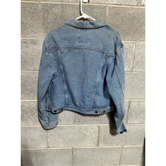 Eddie Bauer Denim Jeans Jacket for Women Long Sleeve Classic Jacket Blue Medium - Picture 4 of 5